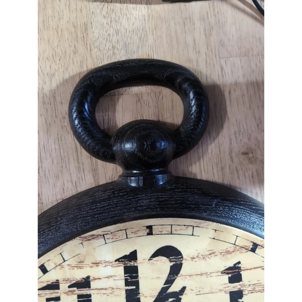 Watches Repaired Wall Clock Vintage Cardboard Back